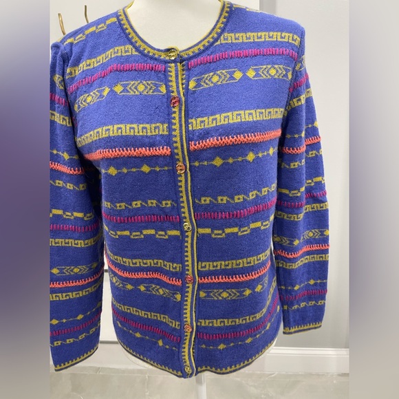 Colorful Patterned Women's Jacket - Picture 4 of 7